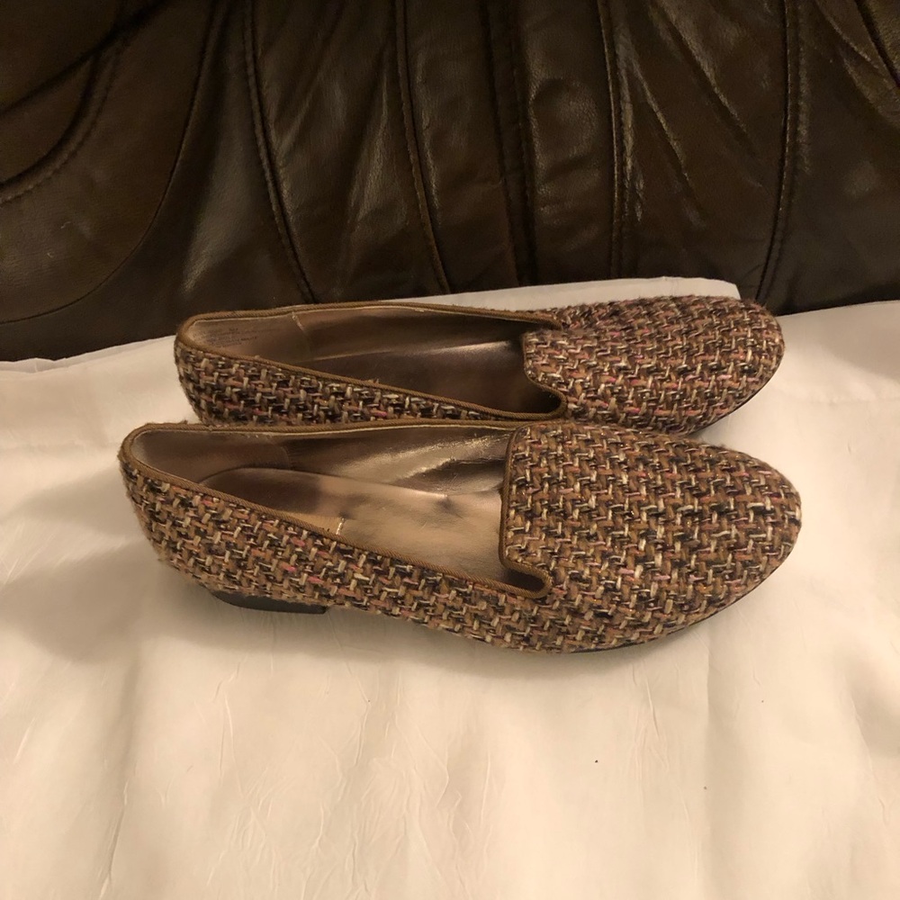 Steve Madden Multicolored Tweed Flats, Size 9m - image 4